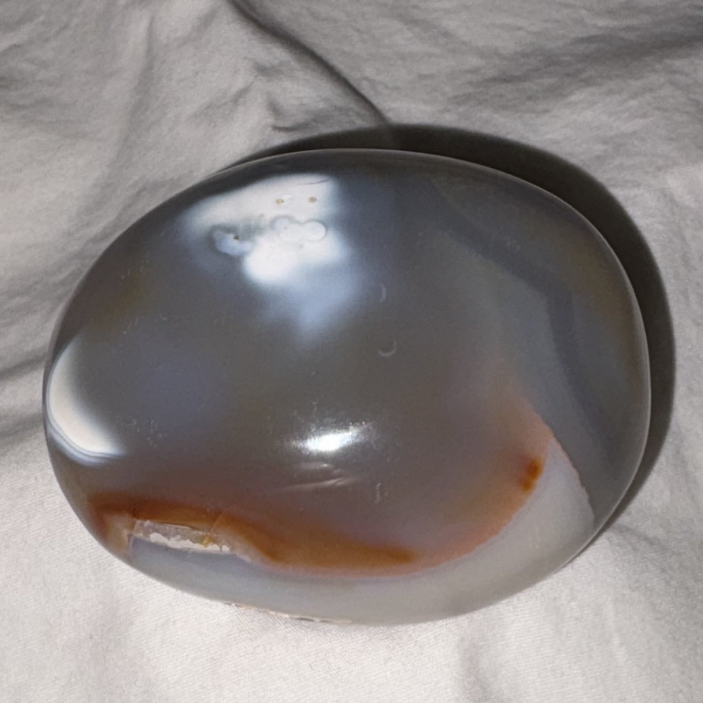 Orca Agate Palm Stones