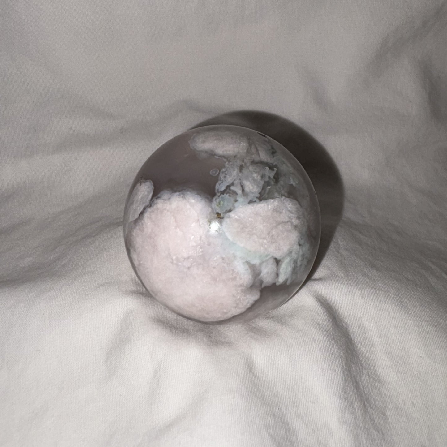 Medium Flower Agate Sphere