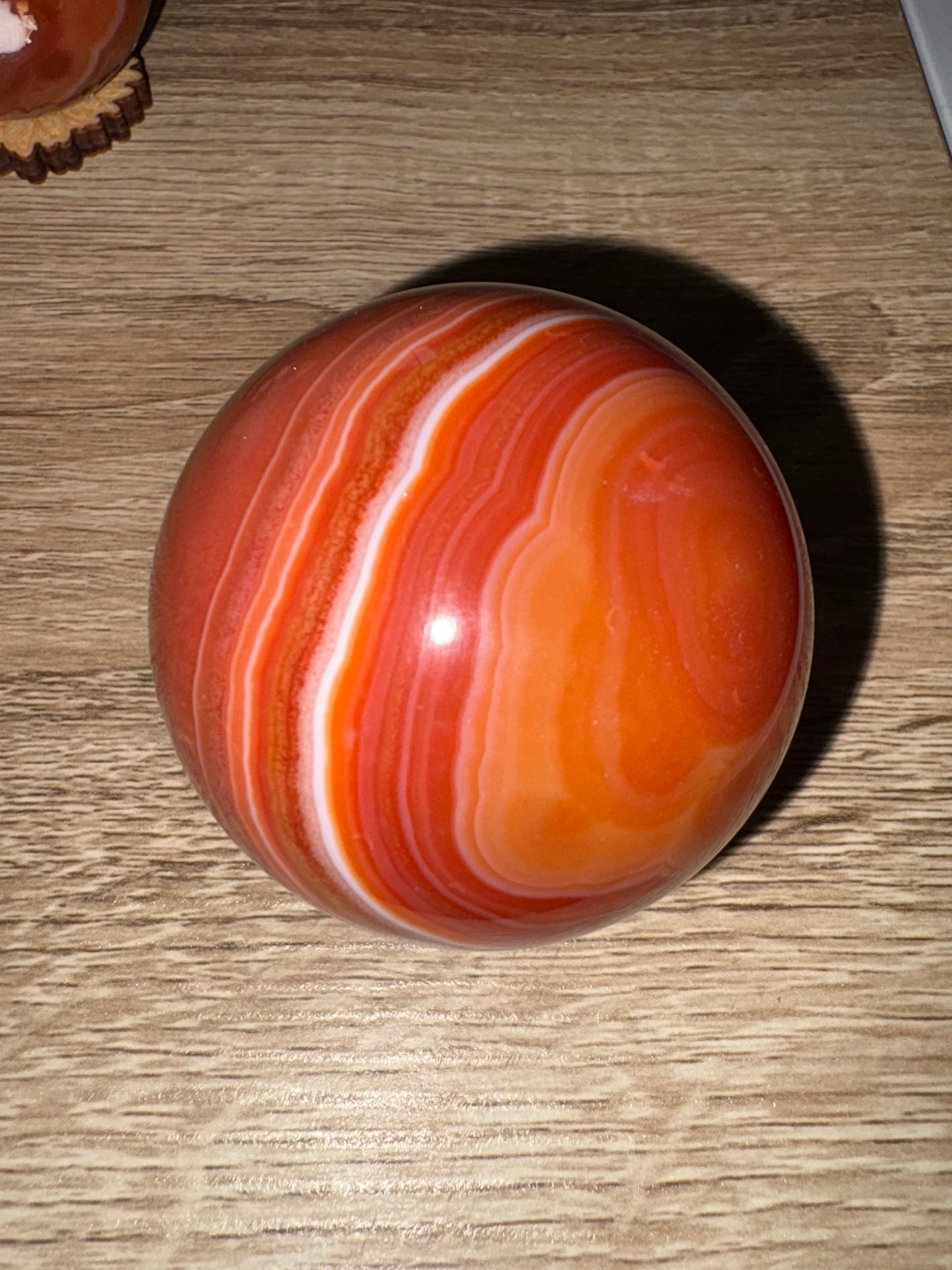 Carnelian & Quartz Spheres