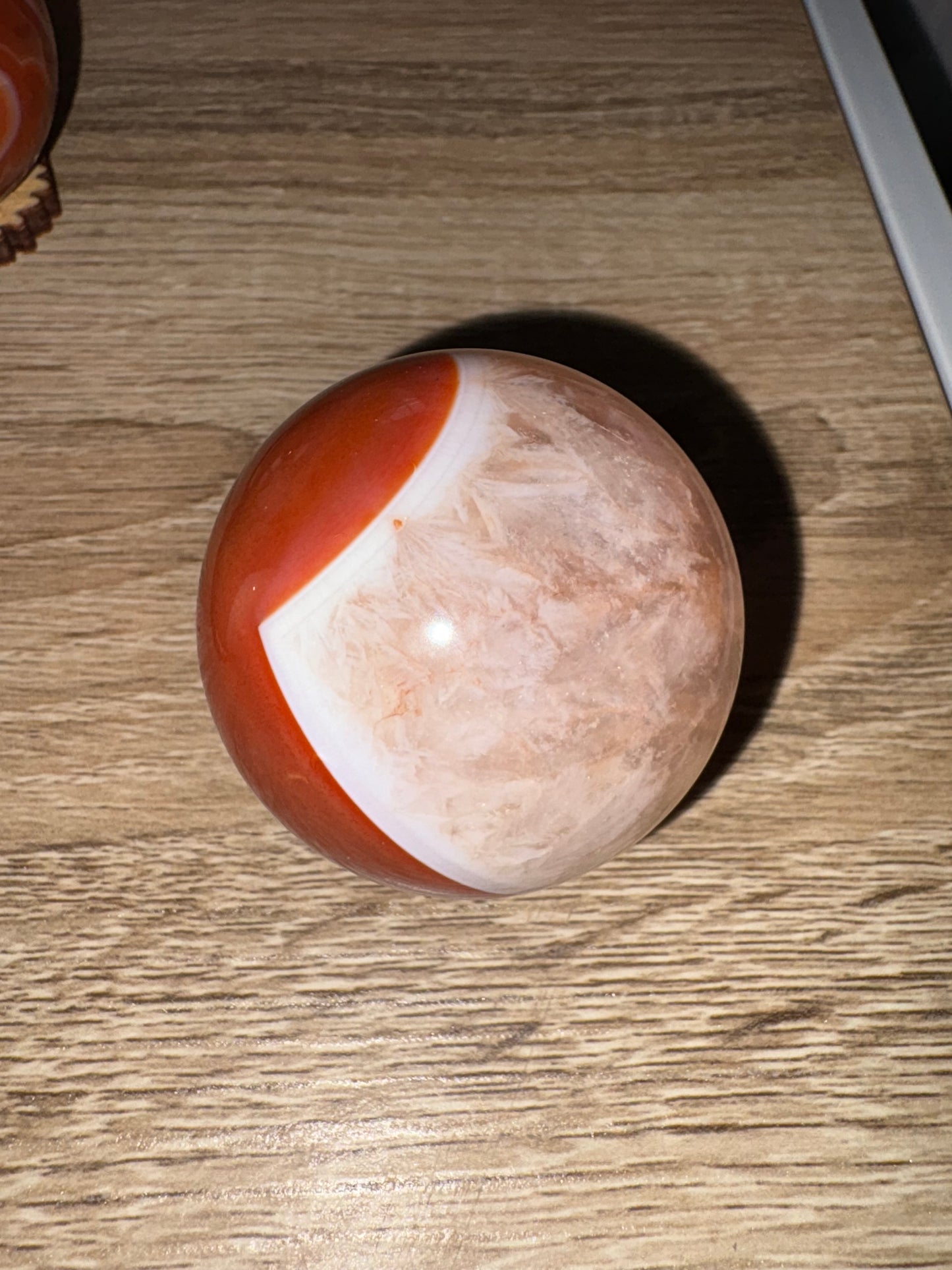 Carnelian & Quartz Spheres