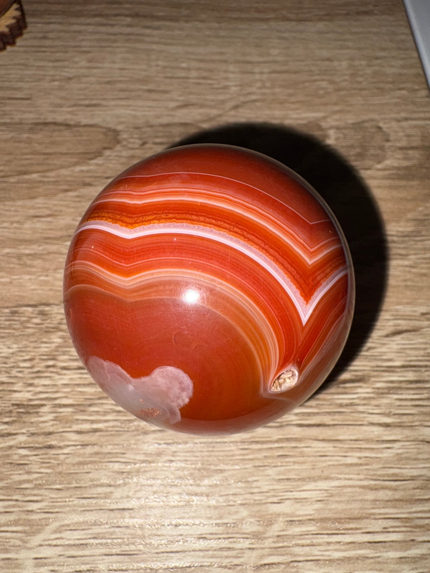 Carnelian & Quartz Spheres