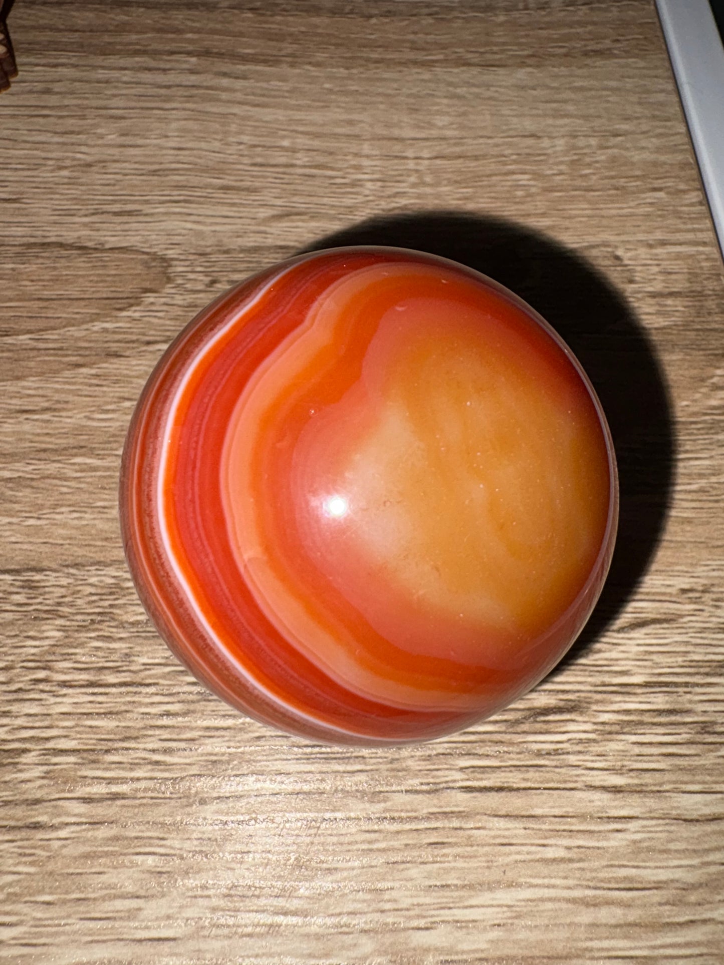 Carnelian & Quartz Spheres