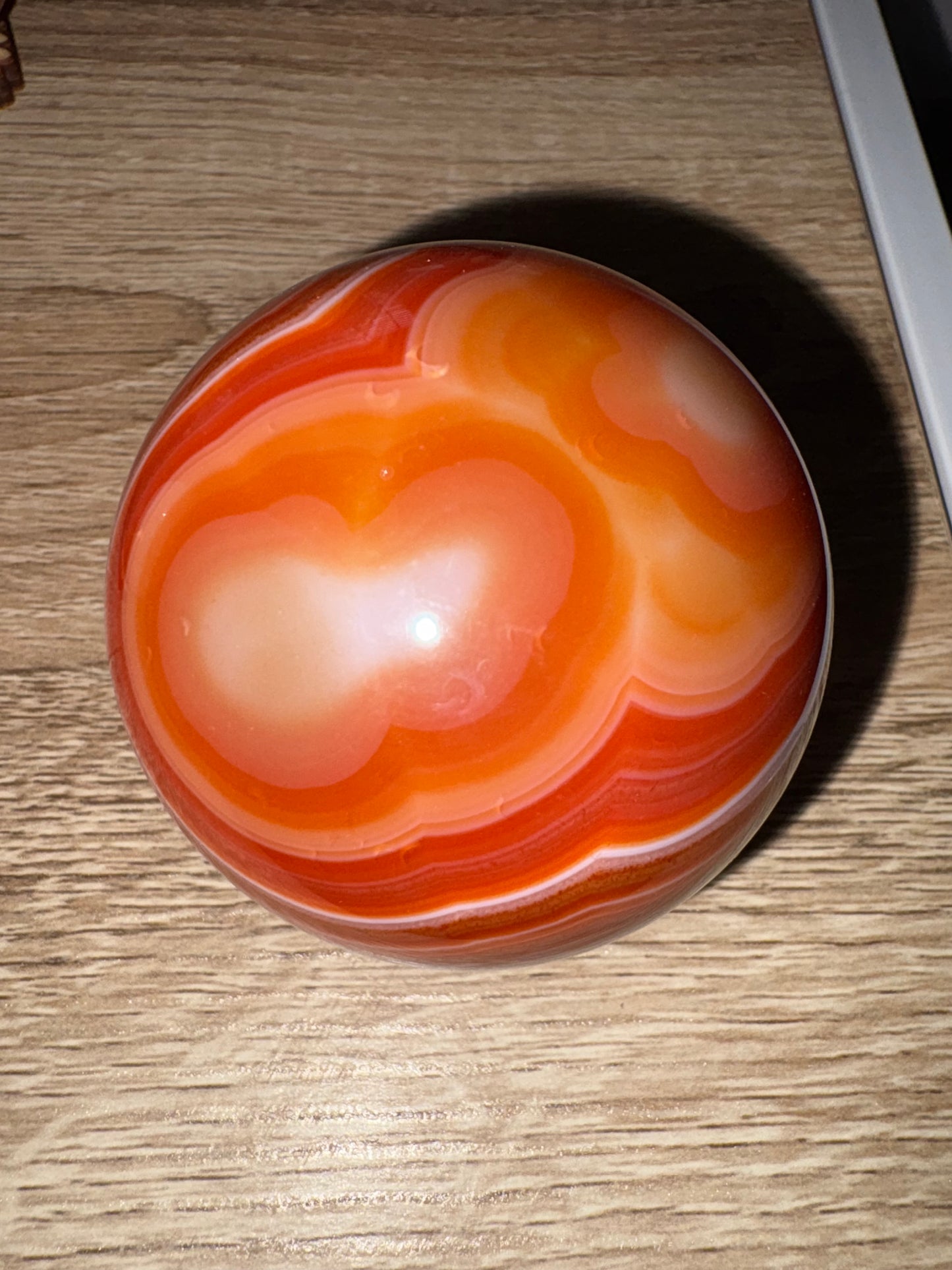 Carnelian & Quartz Spheres