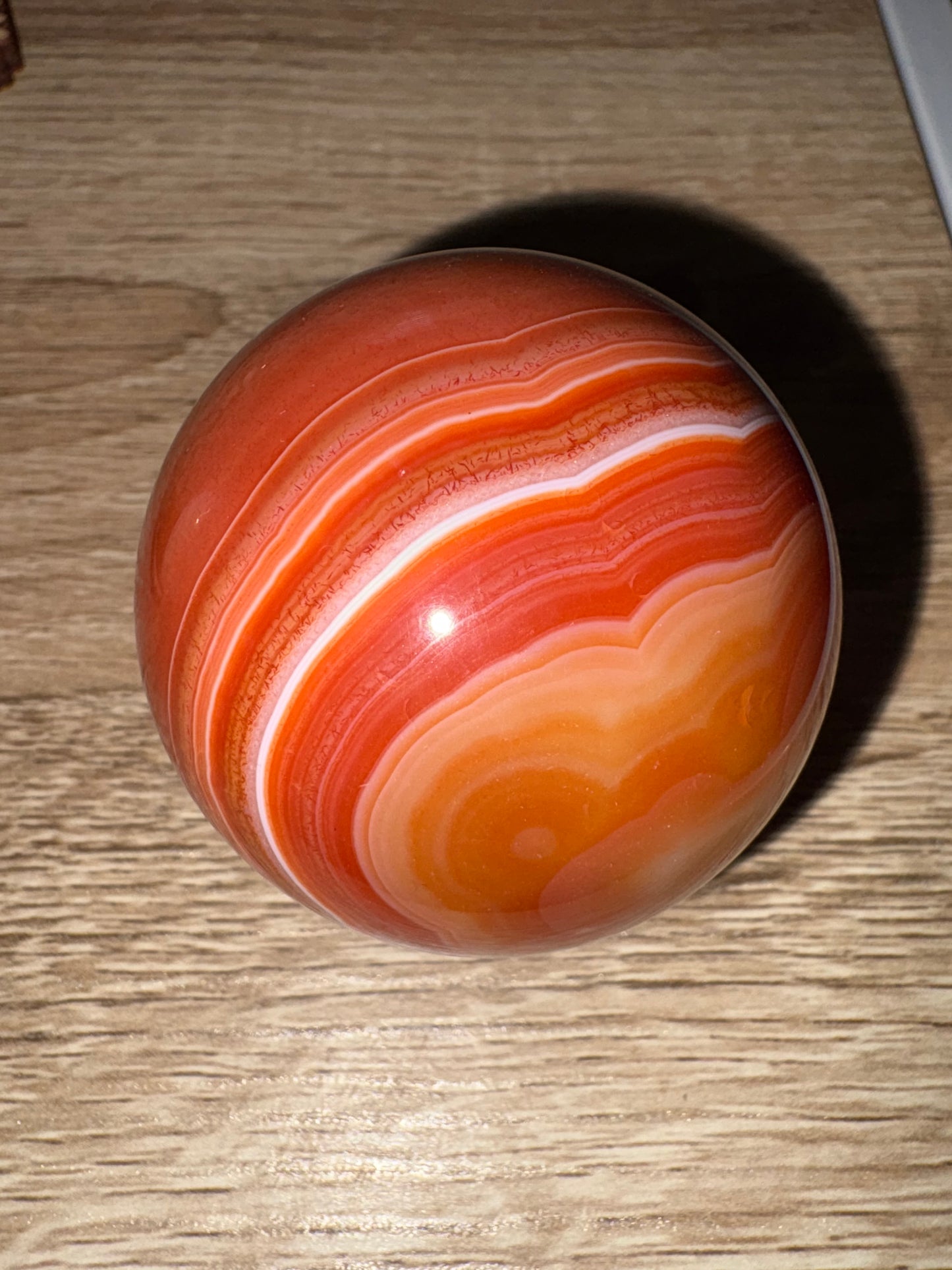 Carnelian & Quartz Spheres