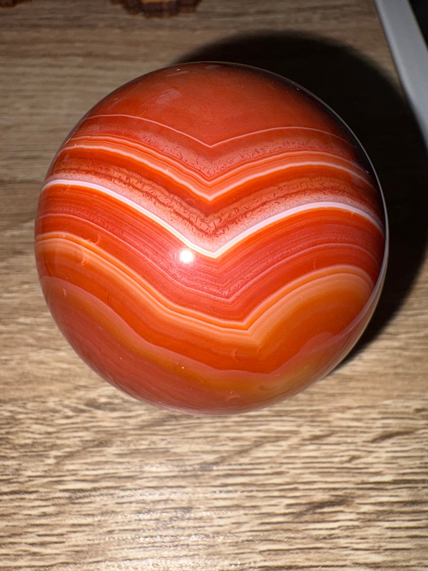 Carnelian & Quartz Spheres